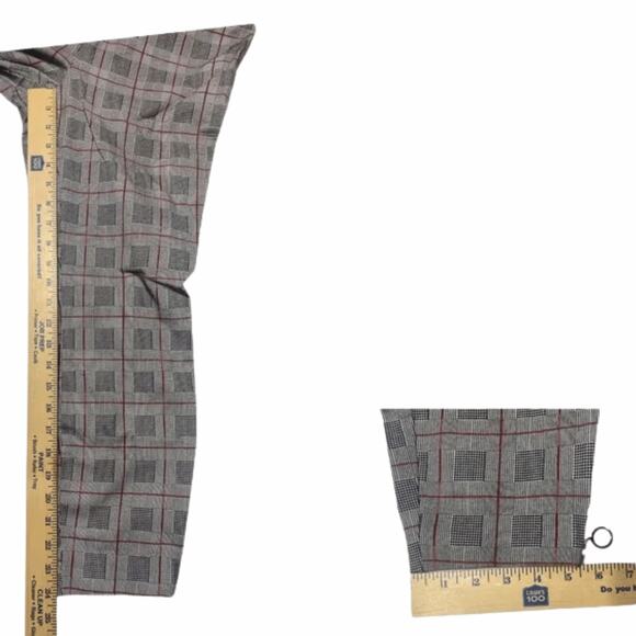 Alfani Trousers Size 6 Tummy Control Ankle Pant Grey Slacks Career Professional - Picture 4 of 7